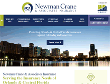 Tablet Screenshot of newmancraneins.com